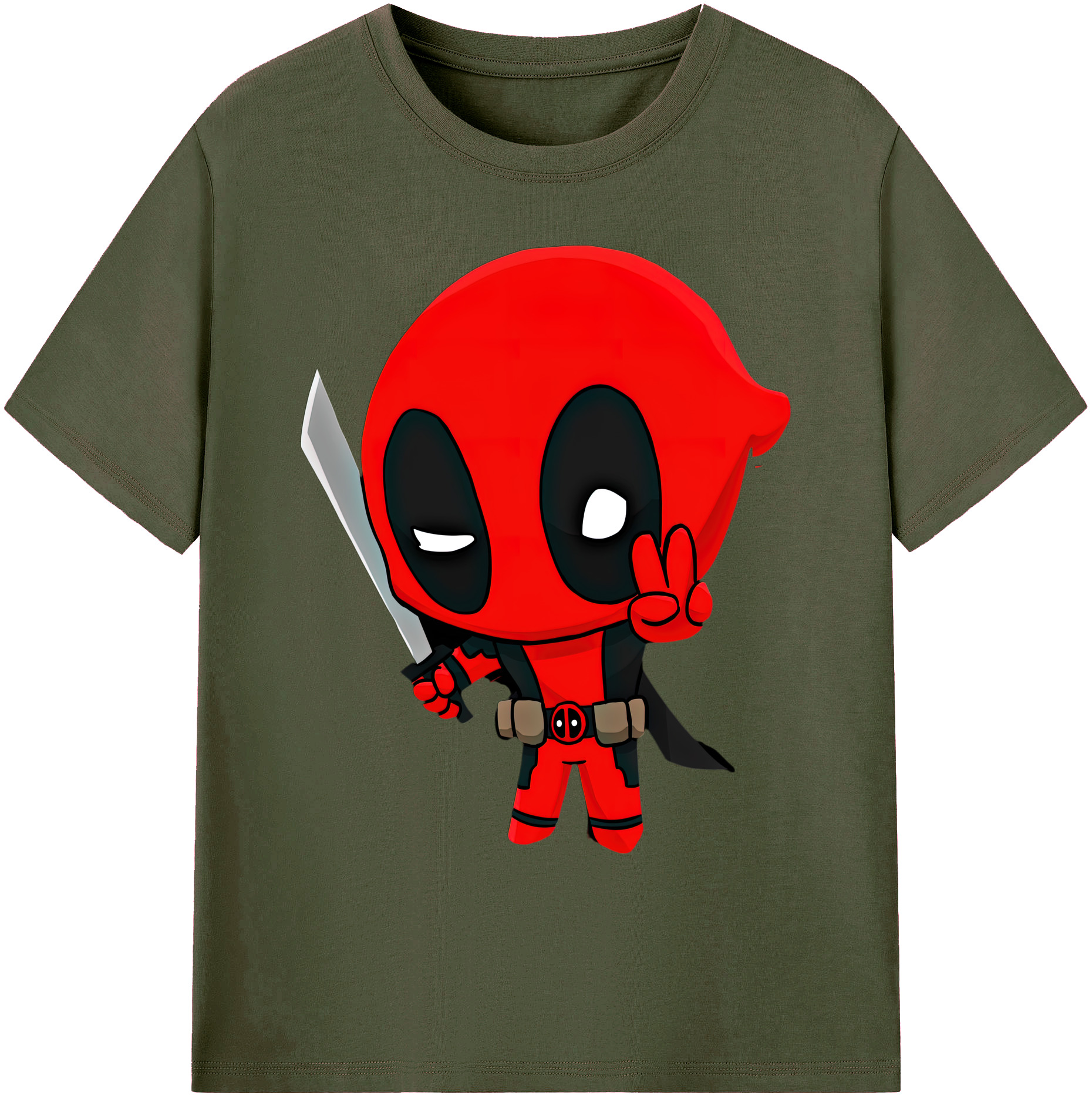 （画像用） Deadpool デッドプール 綿100％ メンズ半袖Tシャツ｜肌触りやわらか＆通気性